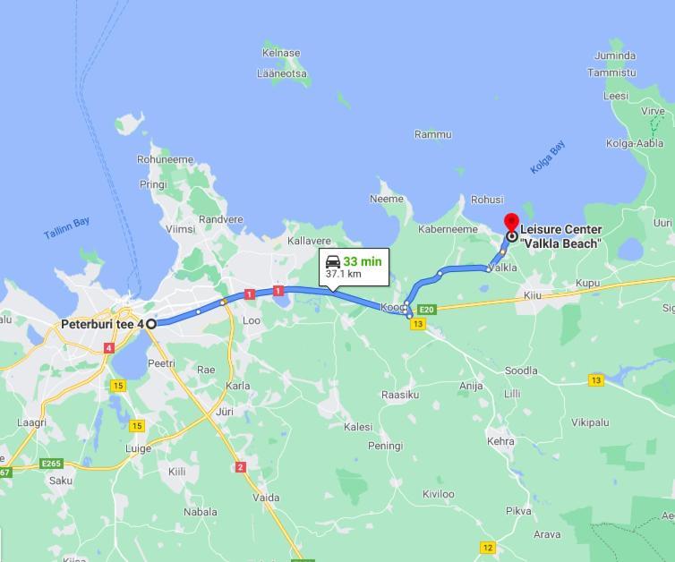 Valkla Puhkekeskuse Saunamaja Kuusalu Zewnętrze zdjęcie